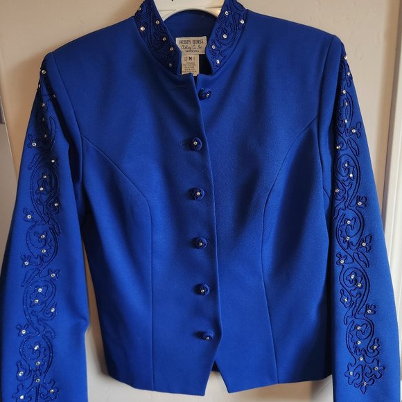 Hobby Horse Jackets & Coats Vintage Blue Hobby Horse Show Jacket